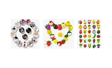 Imãs de Geladeira Decorativos