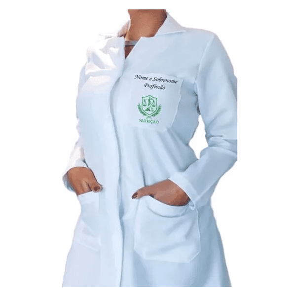 Jaleco personalizado bordado