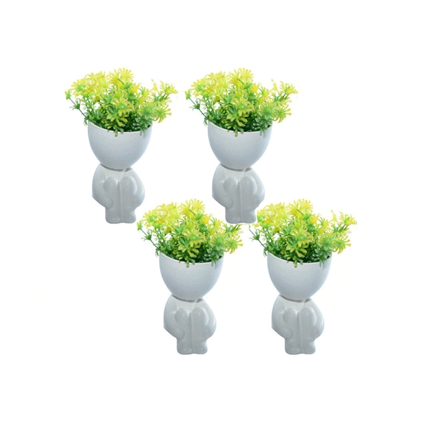 Kit 3 Vasos 10cm Bbb Bob Criativo Suculentas