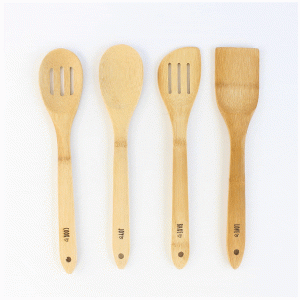 Kit 60 Colheres de pau Personalizadas