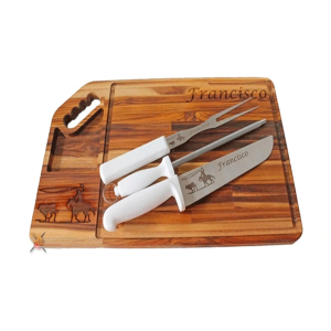 Kit churrasco personalizado com nome