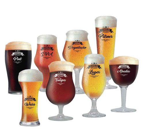 Kit copos de cerveja