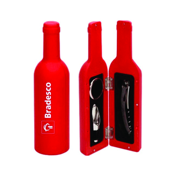 Kit vinho com 3 peças