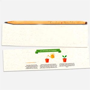 Lápis com semente brinde