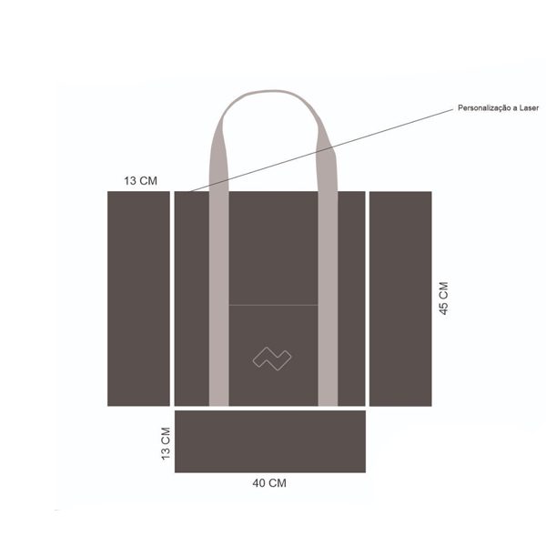 Mala Confeccionada em Lona LF 1180