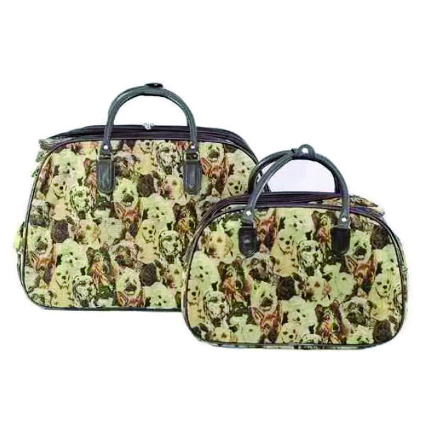 Mala de mão estampada pet