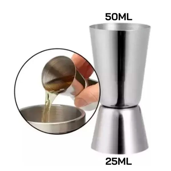 Medidor de Bebidas Inox Coquetel