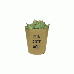 Mini Suculenta com Rótulo Personalizado