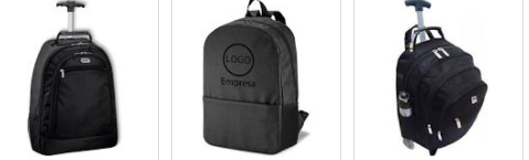 Mochila personalizada com carrinho