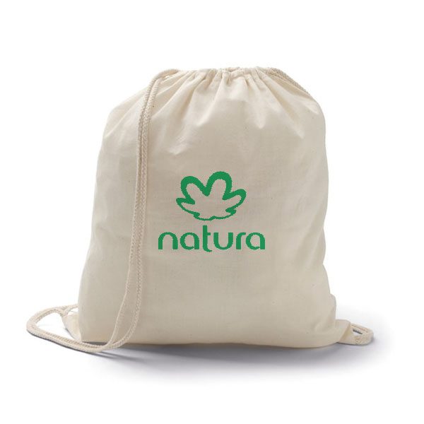 Mochila saco de lona personalizada