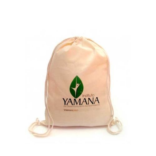Mochila saco de lona personalizada