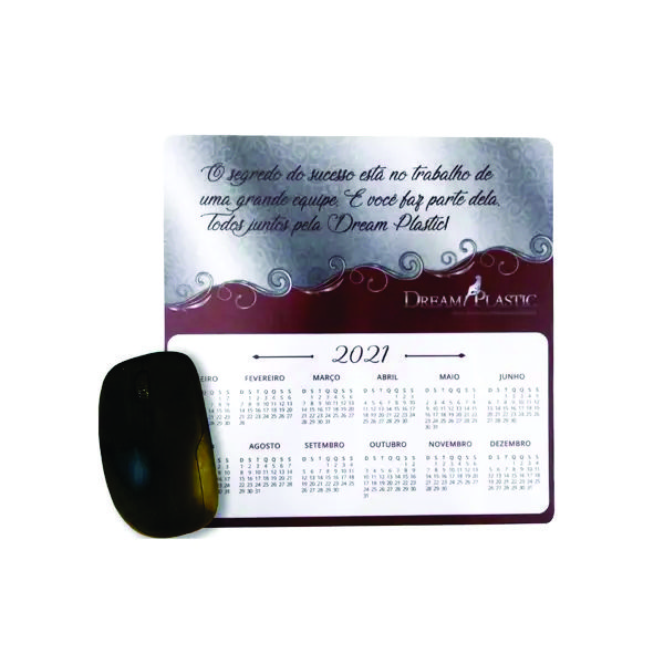 Mouse Pad Calendário EVA