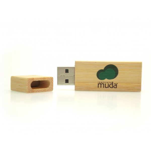 PEN DRIVE BAMBU RETO PERSONALIZADO