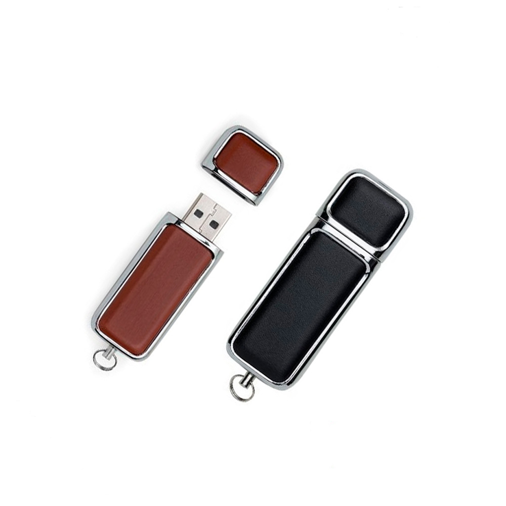 Pen Drive 4GB de Couro Promocional