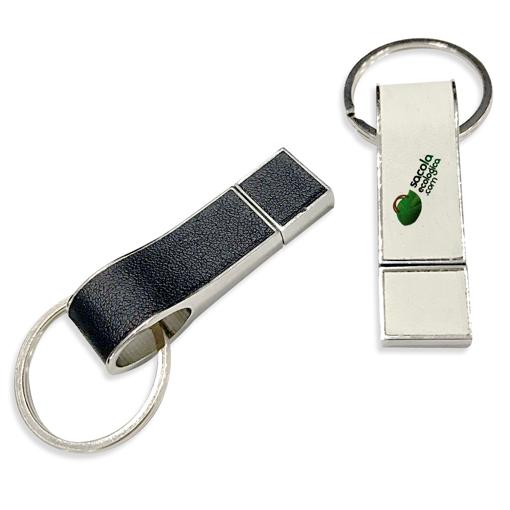 Pen Drive Branco e Preto a Pronta Entrega
