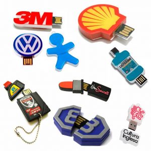 Pen Drive no Formato do Logo