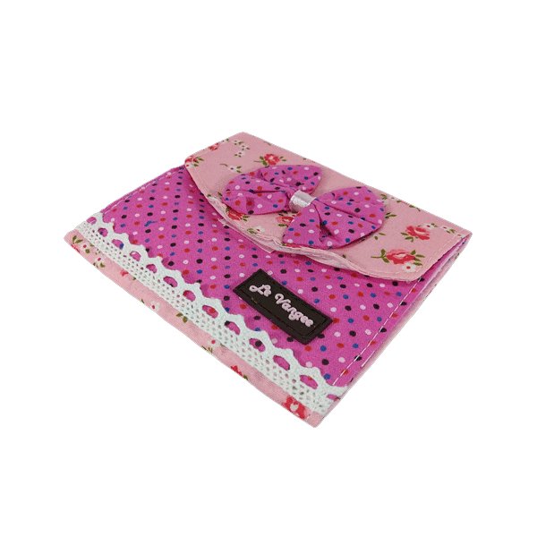 Porta Absorvente Rosa Borboleta