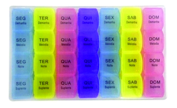 Porta Comprimidos Mensal