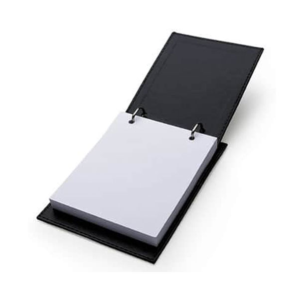 Porta-bloco de couro