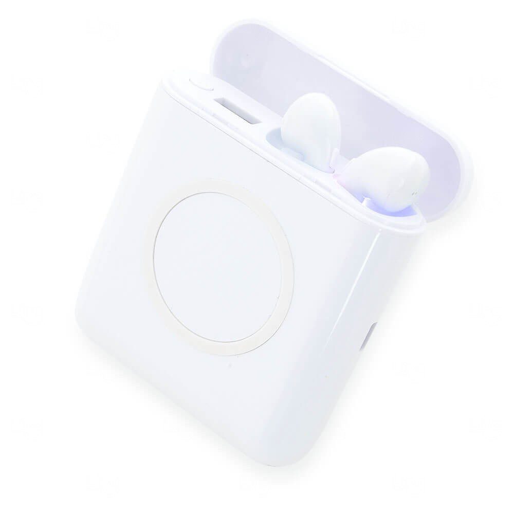 Power Bank Wireless com Fone de Ouvido