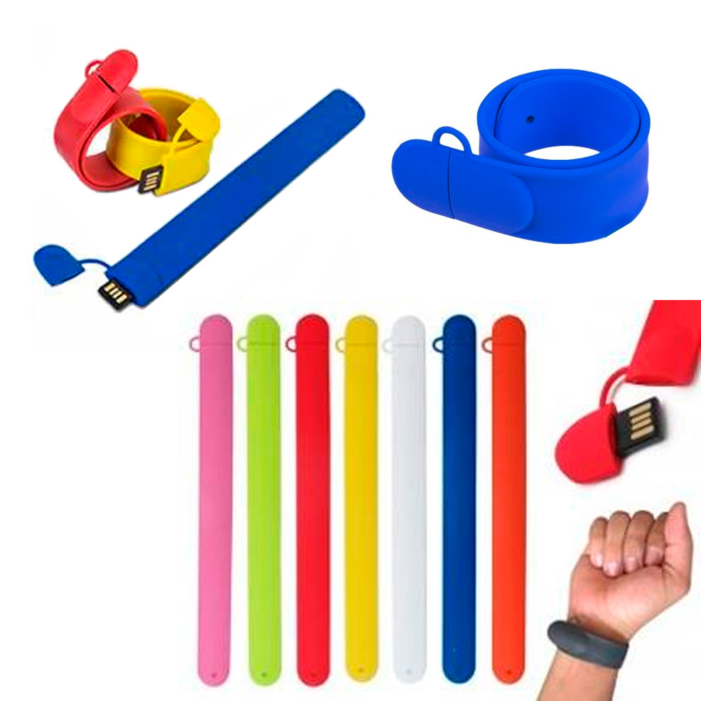 Pulseira Bate Enrola Pen Drive