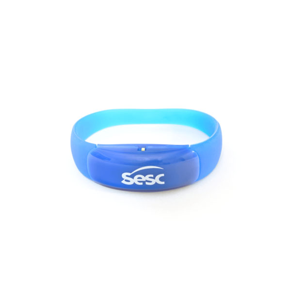 Pulseira com LED Slim Ativada por movimento ou som