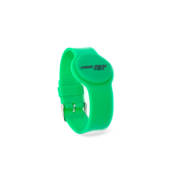 Pulseira de Silicone Ajustável com Chip RFID NFC – Tecnologia e Identificação