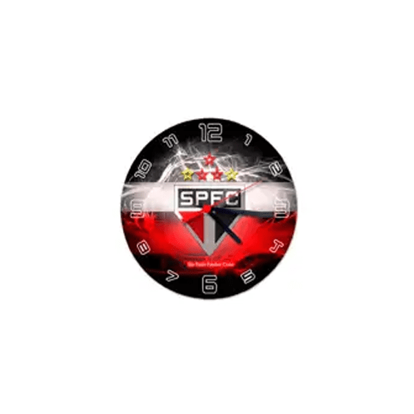 Relógio de Parede São Paulo Personalizado Entalhado Madeira Maciça