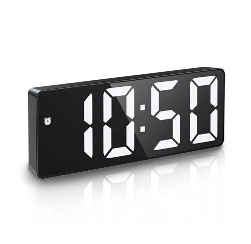 Relógio de mesa led