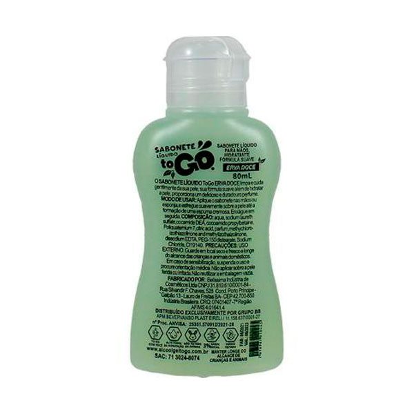Sabonete Líquido Erva Doce Togo 80ML
