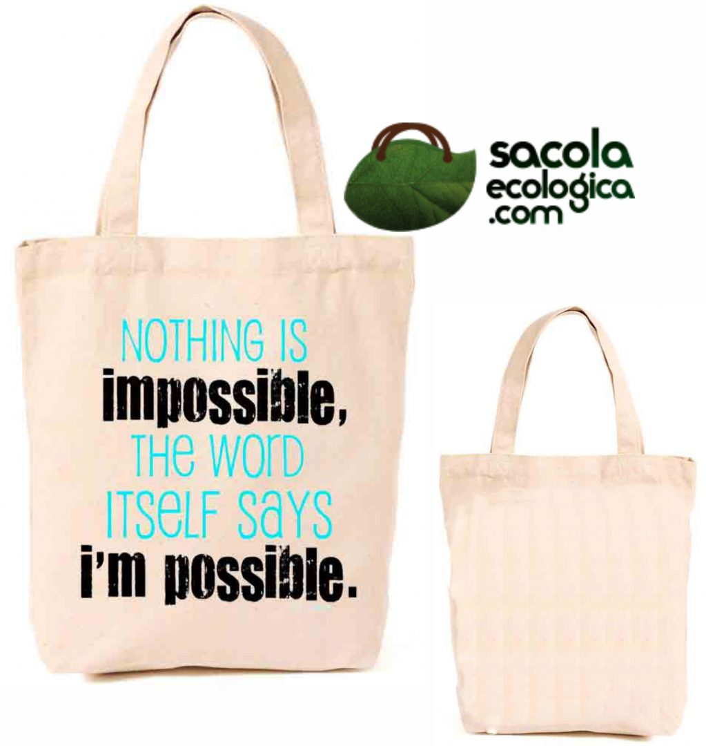 Sacola de Lona Personalizada 40×40 CM