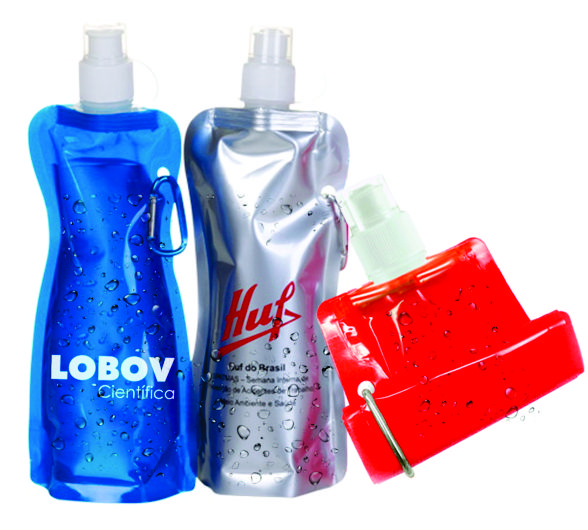 Squeeze Dobrável Personalizado – Brinde Ecológico para sua Marca