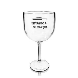 Taça de Acrílico Transparente Personalizada