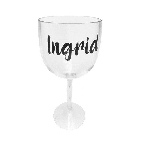 Taça personalizada com nome