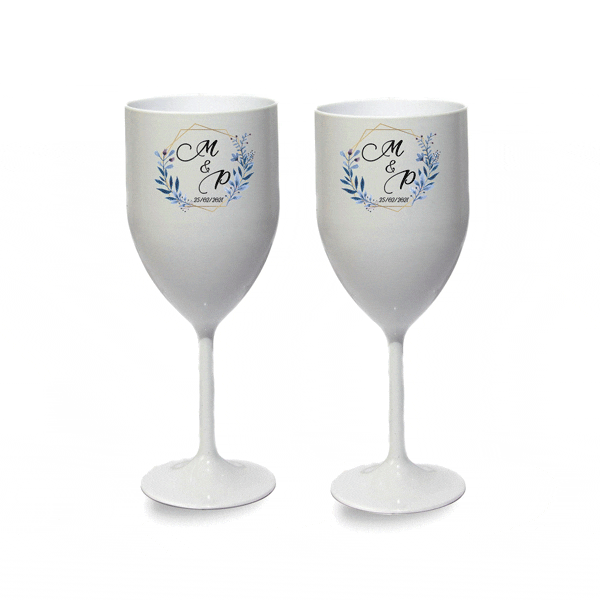 Taças personalizadas para casamento