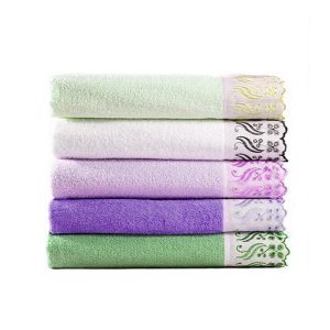 Toalha de Rosto com Barrado