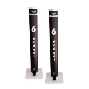 Totem Álcool Gel Com Pedal Personalizado