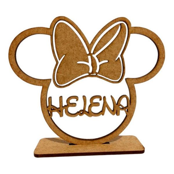 Totem de Mesa Minnie em MDF