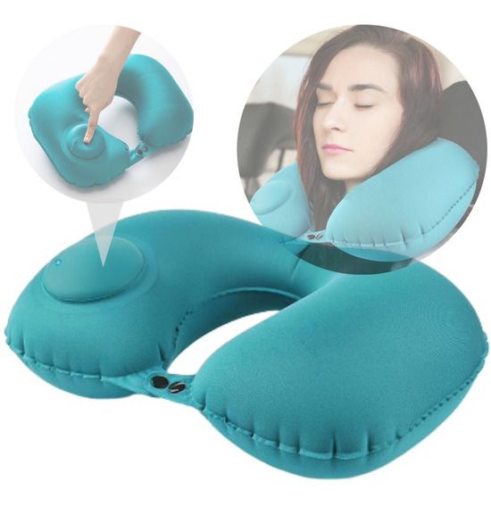 Travesseiro de Pescoço Inflável