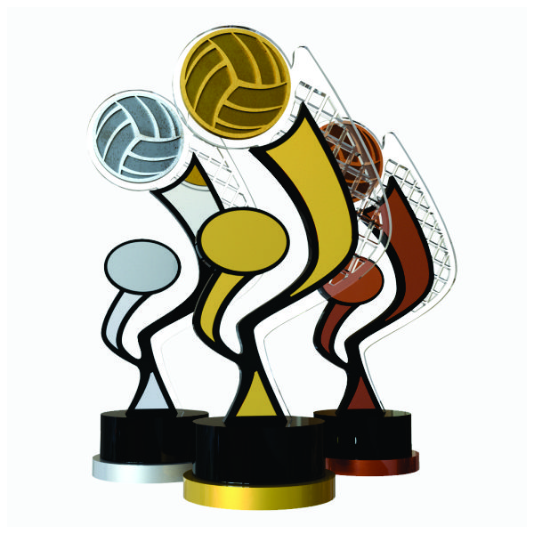 Troféu Volei Personalizado