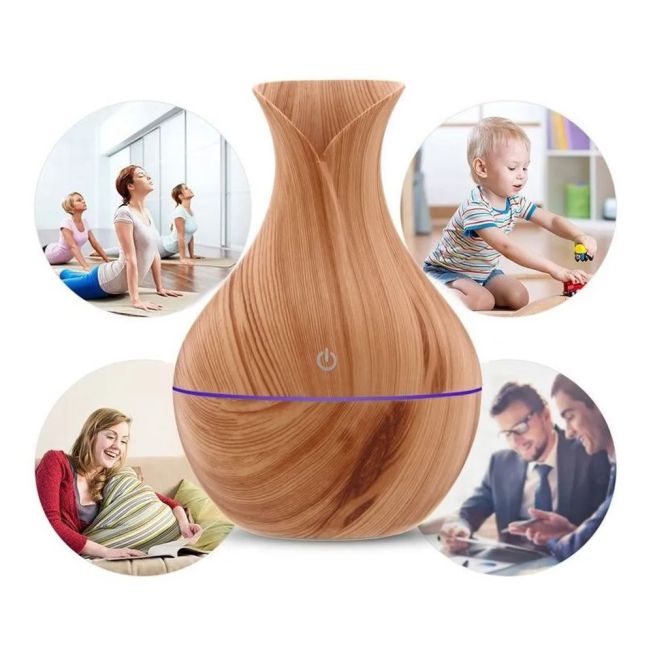 Umidificador Tipo Madeira Personalizado – Conforto e Bem-Estar