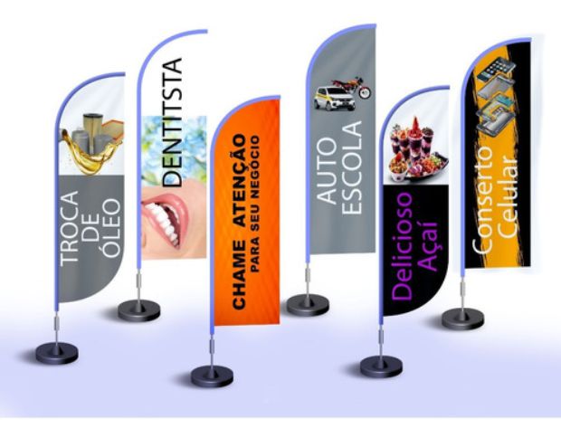 Wind Banner Dupla Face Personalizado