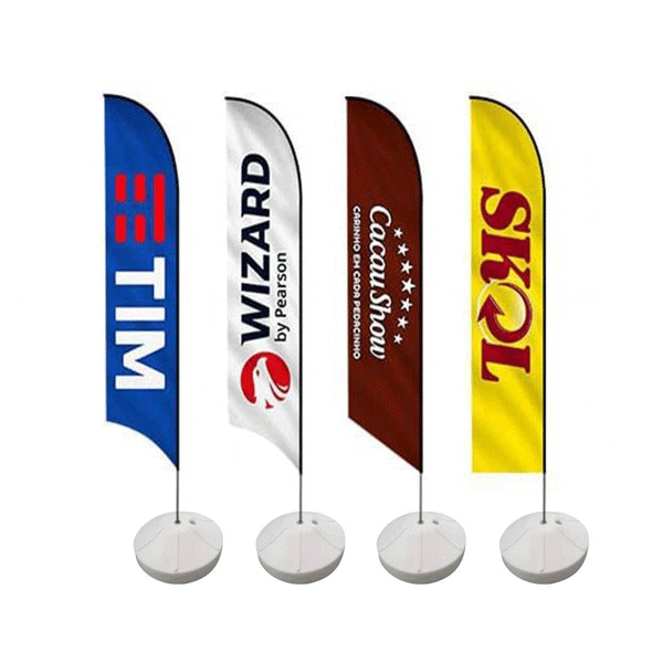 Wind Banner Personalizado Uso em Ambientes Internos