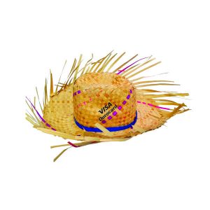 Chapéu Panamá palha natural escura