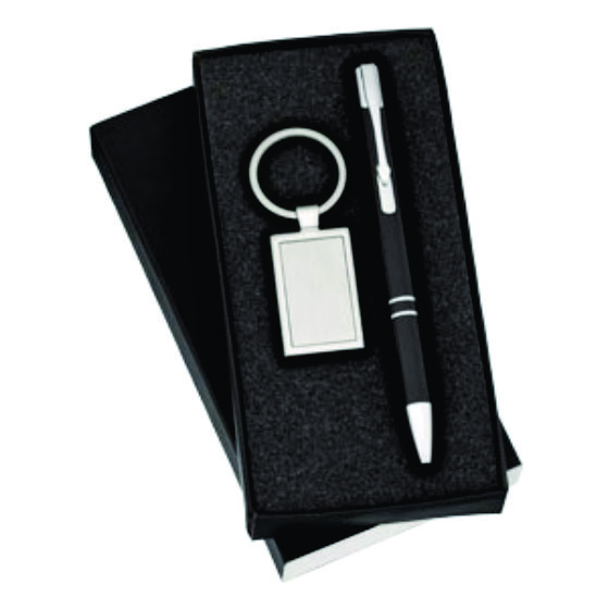 kit caneta e chaveiro
