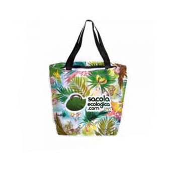 Bolsa Térmica com Estampa Tropical