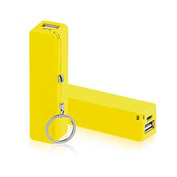 Carregador de Celular Power Bank Amarelo