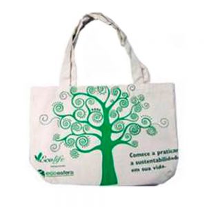 Ecobag Dobrável para Brinde 40X37 CM Campinas