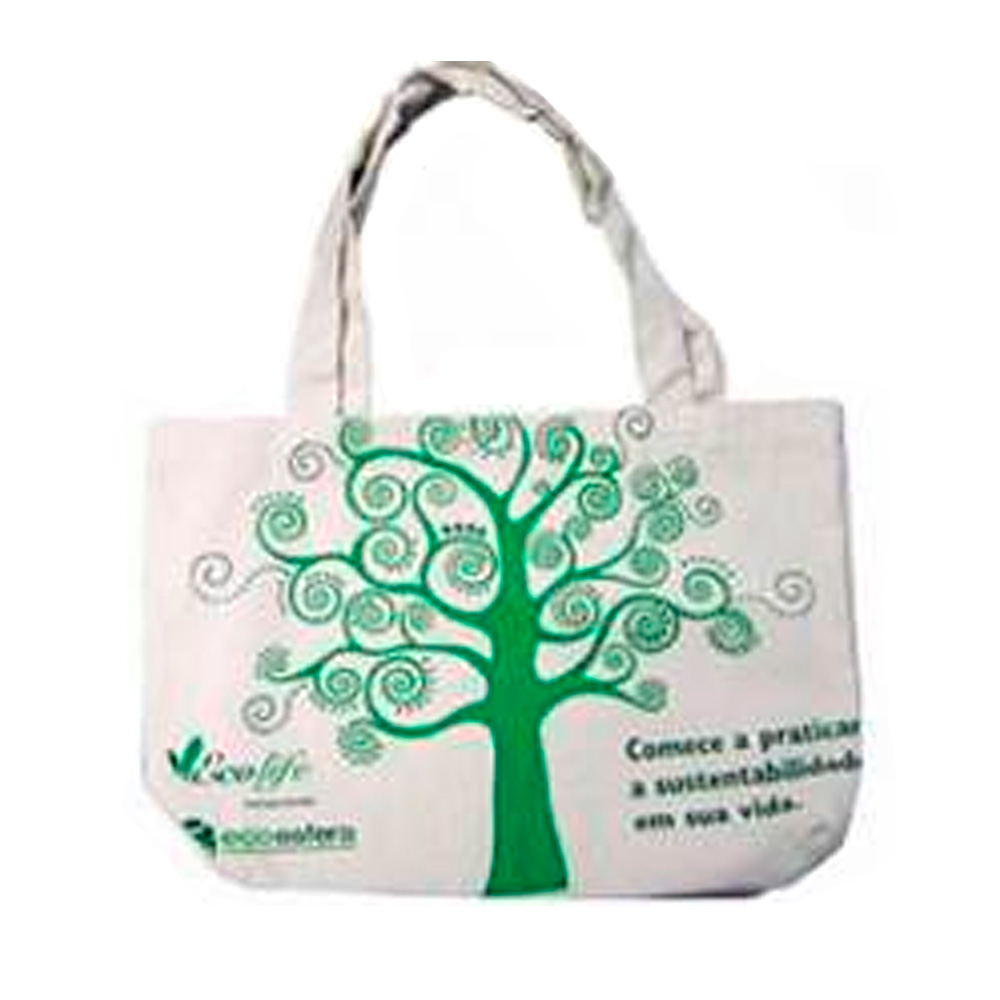 Ecobag Dobrável para Brinde 40X37 CM RJ