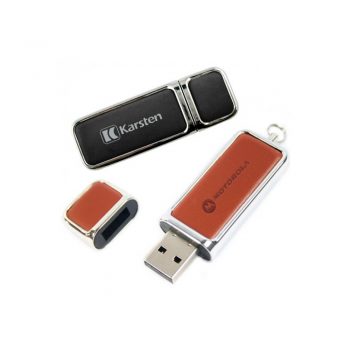 Pen Drive 4GB de Couro Promocional